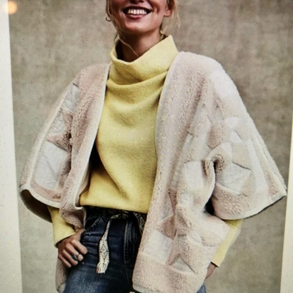 Free People Dolman style jacket. Soft and Cozy. Size small.